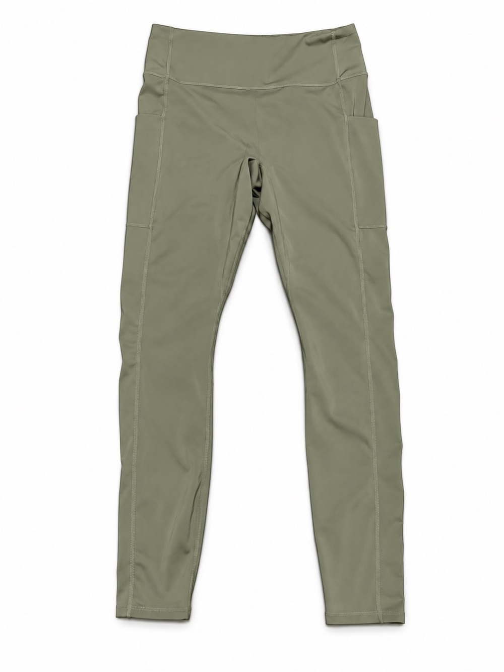 Fabletics Motion365+ High Waist Pocket Leggings Olive Green XS Est EUC
